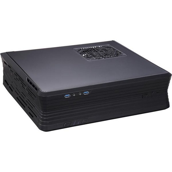 Silverstone Silver Stone Technologies RVZ01B-E Black Reinforced Plastic Outer Shell; Steel Body Mini-ITX Computer Case RVZ01B-E